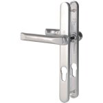 Poignée de porte fenêtre - tokyo - hoppe et cie - gris argent - clé i - 195 mm - saillie réduite Poignée de porte fenêtre - tokyo - hoppe et cie - gris argent - clé i - 195 mm - saillie réduite