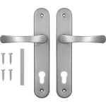 Poign�es de porte pour une incrustation de 60 mm le biscuit poign�e en aluminium gauche et droite jeu ...