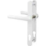 Poign�e de porte fen�tre - tokyo - hoppe et cie - blanc pur - cl� i - 195 mm - �paisseur de porte : 58 ...