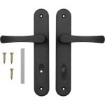 Poign�e pour la porte du wc pour la salle de bain wc 72 mm le biscuit poign�e aluminium gauche et droite ...