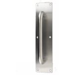 Poigne de tirage sur plaque de propret inox ss304 300x75x2 mm