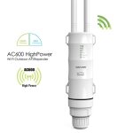 Point acc�s wi - fi jzsh ext�rieur ac600 haute puissance r�p�teur double bande 2. 4 + 5g 2 antennes routeur ...
