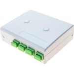 Point de terminaison optique ftth 4 fibres sc - apc