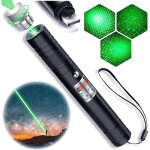 Pointeur laser vert laz - 21 professionnel puissant pr�cis longue port�e pour astronomie & observations ...