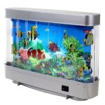 Poisson tropical lampes pr�cieuses aquarium d�coratif veilleuse oc�an virtuel lampe de table led dynamique ...