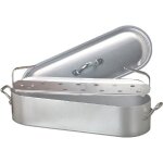 Poissonnire aluminium agnelli - longueur 50 cm - gris - tous feux sauf induction
