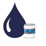 Pok fer : peinture glycro fer antirouille mtaux 1l - ral 5022 bleu nocturne