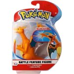 Pokemon dracaufeu - figurine deluxe action : fonction de combat - pokemon orange - jouet garcon