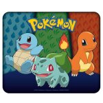 Tapis de souris - abystyle - starters kanto - flexible - noir - pour fans de pok�mon