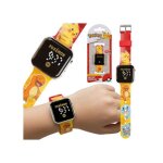 Pokemon montre num�rique jaune montre led de poignet pour gar�on avec date et heure