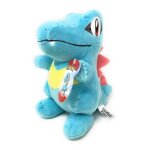 Jouet en peluche - character options - totodile - 8 pouces - bleu - pour enfants  partir de 3 ans