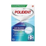 Polident nettoyant anti - bact�rien 72 comprim�s