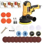 Polisseuse �lectrique pour voiture 700 w � vitesse r�glable avec poign�e auxiliaire kit d�ponge de polissage ...