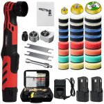 Polisseuse miniature sans fil 12v - 6 vitesses 2500 - 6000 rpm? 2 batteries 2. 3ah? pour d�tails auto ...