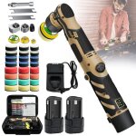 Polisseuse sans fil - 6 vitesses r�glables - 2 * 2. 3ah batteries - 2500 - 6000 rpm - outils polissage ...