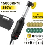 Polisseuse voiture 350w 6 vitesses r�glables mandrin de 3 mm mini meuleuse droite �lectrique multifonctionnell ...