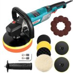 Polisseuse voiture eneacro 1500w - 6 vitesses plateaux 150 / 180 mm