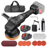 Polisseuse voiture sans fil 21v 1000 w polisseuse orbitale al�atoire de 5 pouces avec 2 batteries 6 vitesses ...