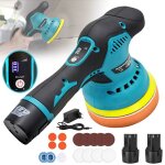 Polisseuse voiture sans fil - polisseuse 8 vitesse - am�tre du disque 125mm - vitesse 2800 - 5500rpm ...