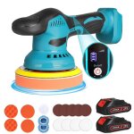 Polisseuse voiture sans fil � vitesse r�glable - am�tre du disque 125mm - 150mm - 2800 - 6000rpm - 2 ...