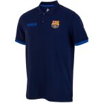 Polo - fc barcelone - bara - coton - manches courtes - adulte homme