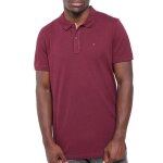 Polo bordeaux homme tommy hilfiger tjm slims