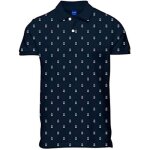 Polo homme jack & jones jorcollect - bleu - regular - manches courtes