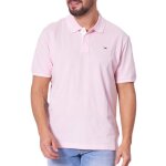 Polo rose homme tommy hilfiger tipped