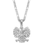Pologne symbole aigle pendentif colliers - femmes hommes p�les charme patriotique cartes clavicule cha�ne ...