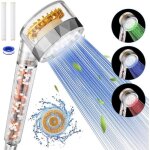 Pomme de douche anti calcaire pommeau de douche economie deau haute pression pommeau de douche led avec ...