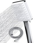 Pommeau de douche avec 1. 5m tuyau pommeau de douche pression carr de remplacement rglable universelle ...