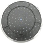 Pommeau de douche effet pluie - pommeau de douche - 245 cm - abs - rond - douche de t�te - buse de toit ...