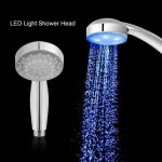 Pommeau de douche - lumineux led - 3 couleurs - changement selon temprature - abs