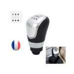 Pommeau levier 5 vitesses pour ford focus fiesta c - max s - max b - max kuga mondeo silver