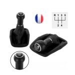 Pommeau soufflet levier 5 vitesse pour golf 4 sdi essence 1. 4l 1. 6l bora diam 23 mm noir