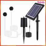 Pompe / a�rateur de bassin solaire - akozon - 6v 4w - ip65 �tanche - 3 modes - d�bit 06 l / min