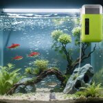 Pompe air aquarium 3 en 1 - febest - veilleuse led - capteur intelligent - filtration triple - d�bit ...