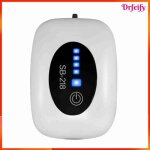 Pompe � air aquarium - akozon - rechargeable usb - batterie 2600 mah - intermittente 10s / 10s - silencieuse ...