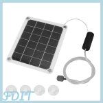Pompe � air solaire 20 w a�rateur solaire silencieux pour bassin avec pierres � bulles dair pour culture ...