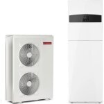 Pompe  chaleur connect air / eau monobloc nimbus compact m avec appoint lectrique ariston 12 kw monophas ...