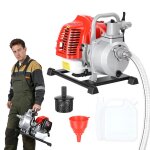 Pompe � eau � essence avec poign�e d�bit puissant utilisation facile pour arrosage drainage 42. 5cc 1. ...