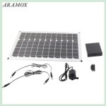 Pompe � eau solaire - aramox - 20w - submersible 12v - d�bit 800 l / h - lev�e 5m