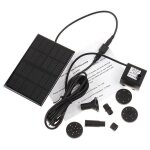 Pompe � eau solaire pour fontaine de jardin bassin