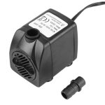 Pompe � eau submersible ultra - silencieuse 1000l - h 15w pour la fontaine de r�servoir de poissons daquarium ...