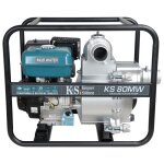 Pompe arrosage - motopompe thermique  essence - haute pression - knner & shnen - ks 80mw