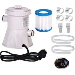 Pompe de filtration de piscine - Écologique - 300 gallons - 220 v - pvc - compatible 8 et 10 pieds Pompe de filtration de piscine - Écologique - 300 gallons - 220 v - pvc - compatible 8 et 10 pieds