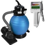 Monzana� syst�me de filtre � sable 10. 200l / h pompe piscine auto - amor�age testeur d?eau chlore ph ...