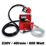 Wiltec pompe à fuel gasoil bio autoaspirante ? 230 v / 600 w / 40 l / mi Wiltec pompe à fuel gasoil bio autoaspirante ? 230 v / 600 w / 40 l / mi