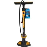 Pompe  pied beto ez - head  manomtre pour vlo - valve presta / schrader - jaune et noir