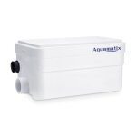 Pompe de relevage sanitaire - aquamatix dusch - blanc - fonctionnement silencieux et dimensions rduites ...